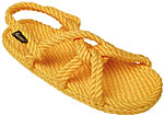 yellow rope sandals barbados